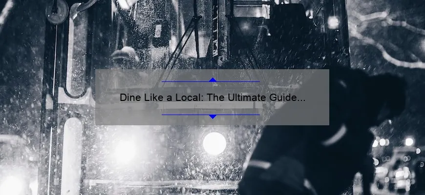 Dine Like a Local: The Ultimate Guide to Eating in Downtown Toronto